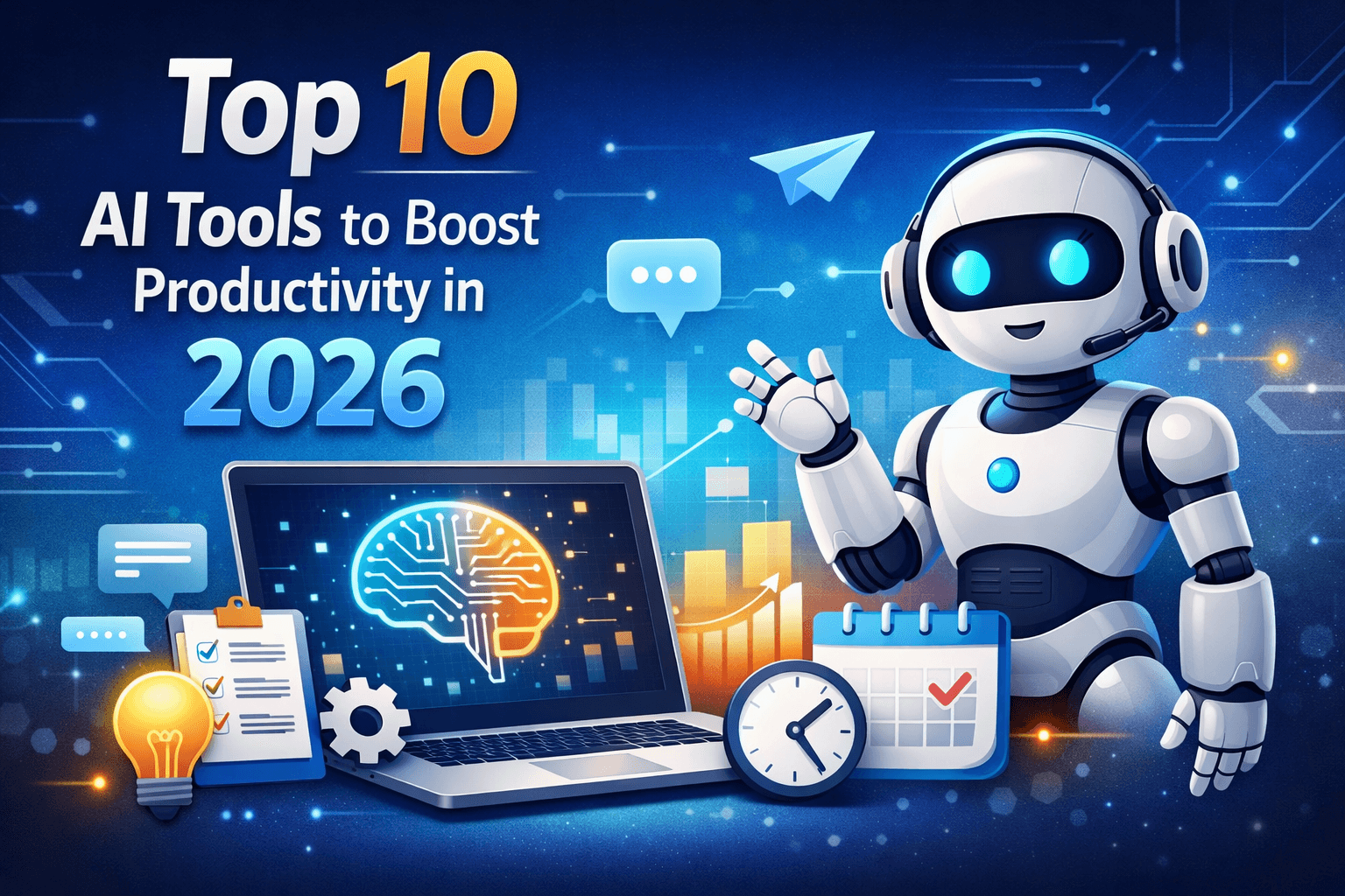 Top 10 AI Tools to Boost Productivity in 2026